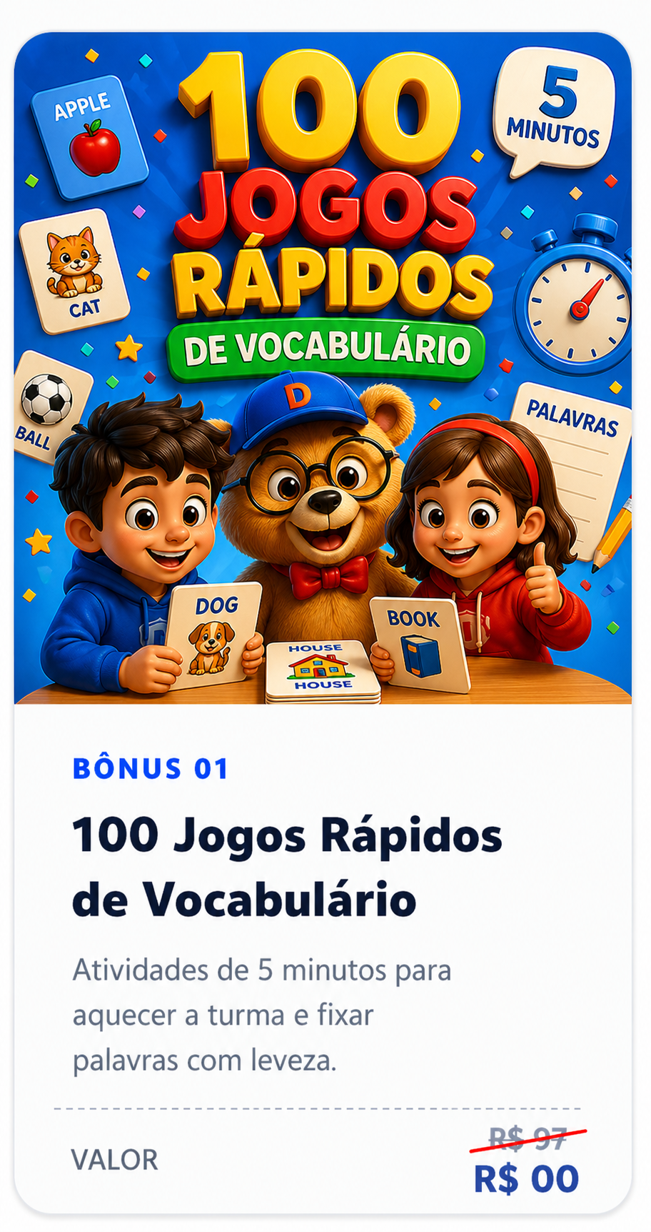 100 Jogos Rápidos de Vocabulário
